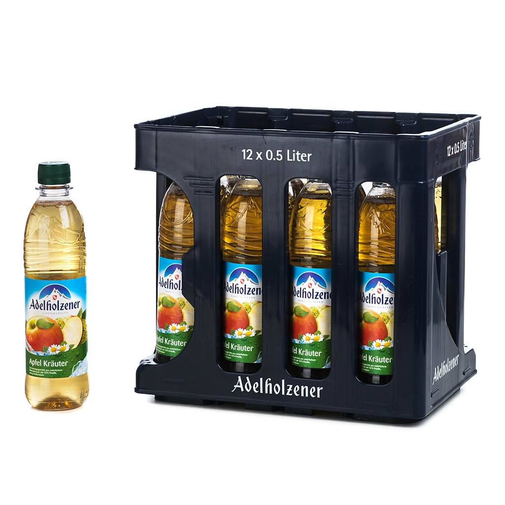 [158] ADELHOLZENER APFEL-KRÄUTER PET 12 x 0,5 LITER