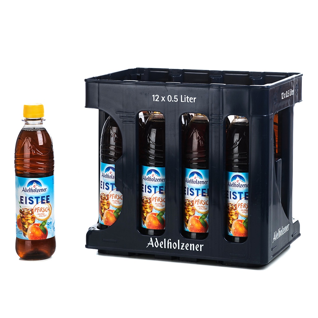 [100364/420] ADELHOLZENER EISTEE PFIRSICH PET  12 x 0,5 LITER