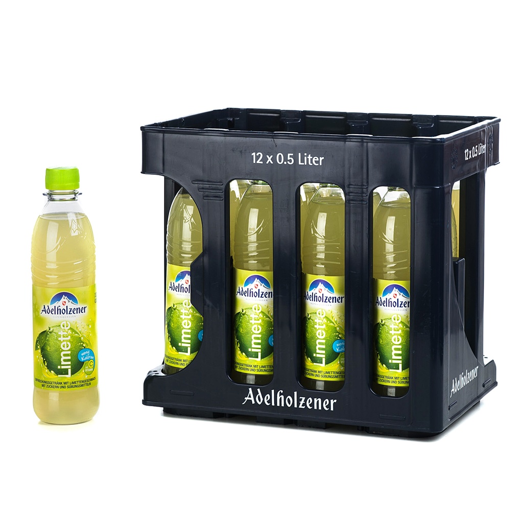 [100368/415] ADELHOLZENER LIMETTE PET  12 x 0,5 LITER