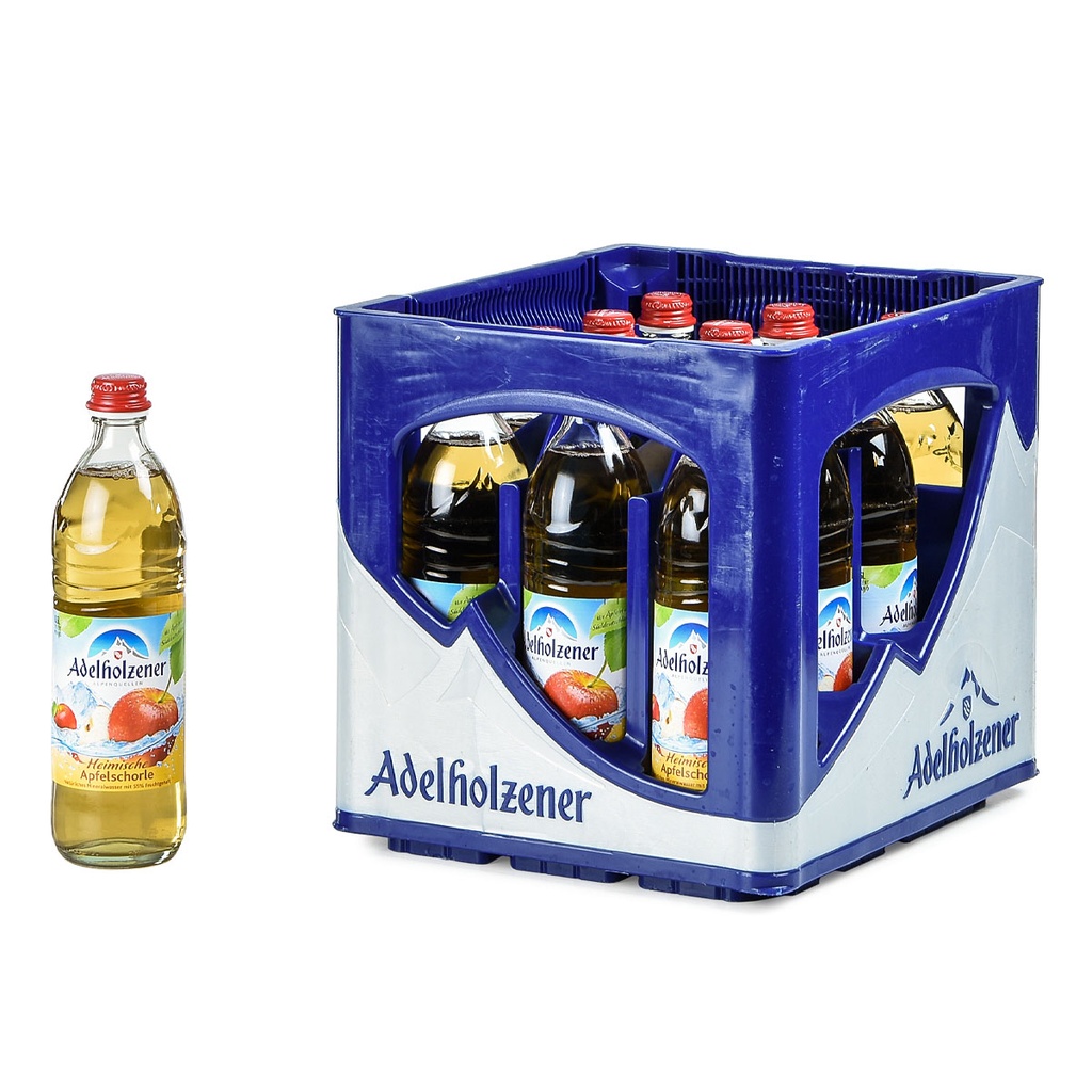 [100365/420] ADELHOLZENER HEIMISCHE APFELSCHORLE  12 x 0,5 LITER