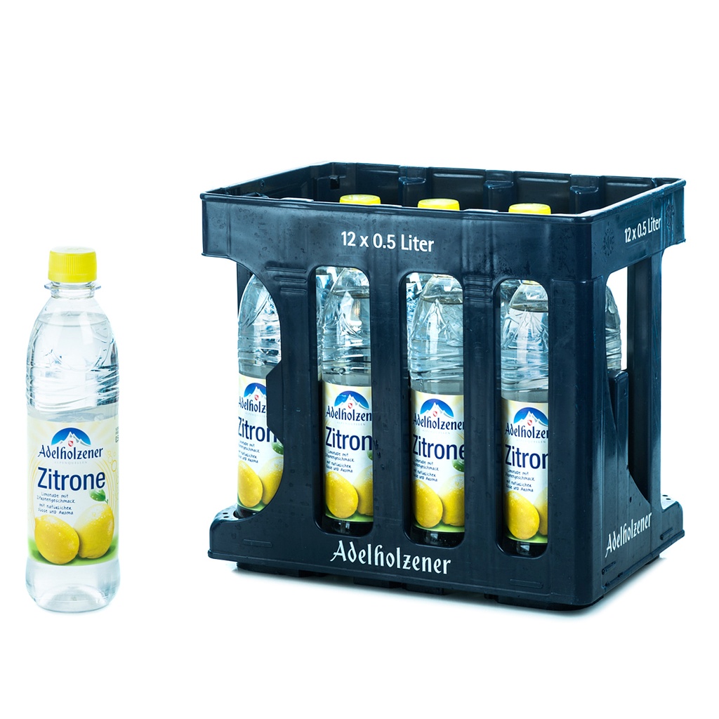[100490/415] ADELHOLZENER LIMO ZITRONE PET  12 x 0,5 LITER