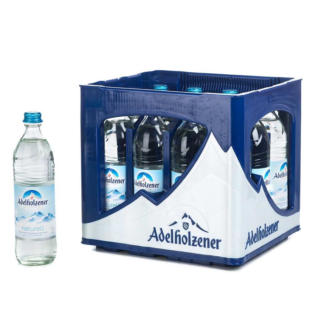 [100297/410] ADELHOLZENER NATURELL  12 x 0,5 LITER GLAS