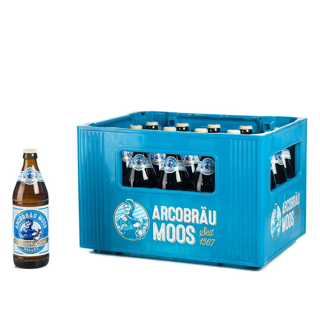 [100211/470] ARCOBRÄU MOOSER LIESL  20 x 0,5 LITER