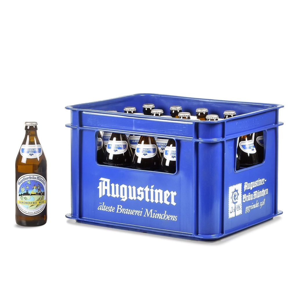 [101962/470] AUGUSTINER HELL ALKOHOLFREI  20 x 0,5 LITER