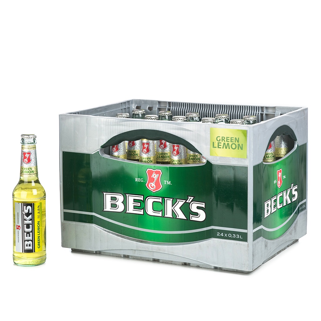 [100115/500] BECK´S GREEN LEMON  24 x 0,33 LITER
