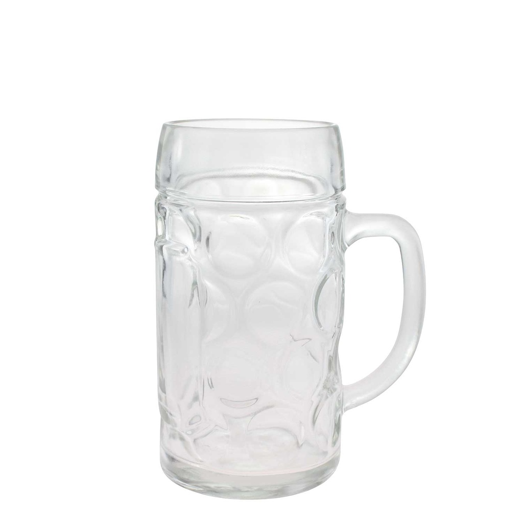 Bierkrug Glas geeicht 24 x 0,5 Liter in Transportbox