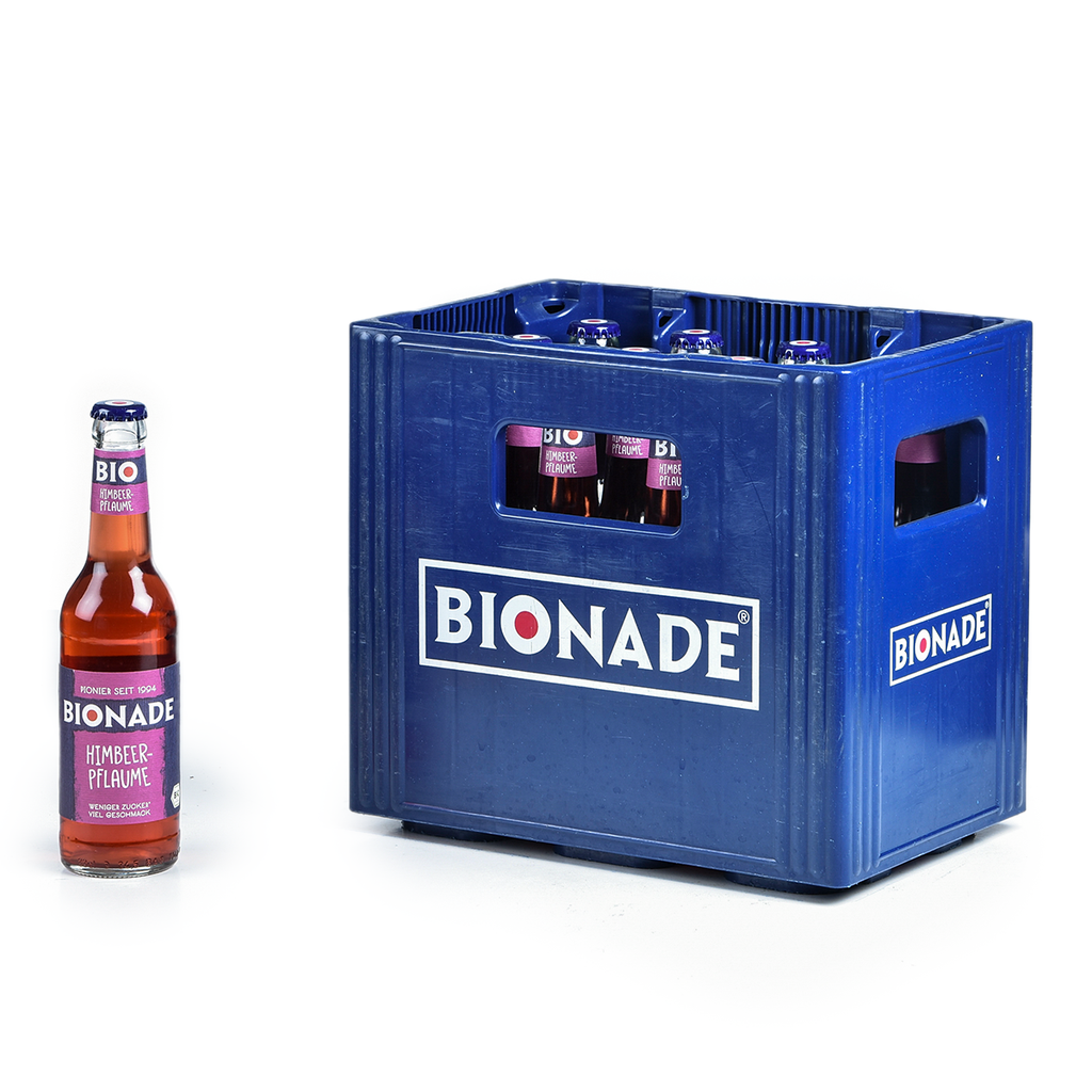 BIONADE HIMBEER-PFLAUME  12 x 0,33 LITER