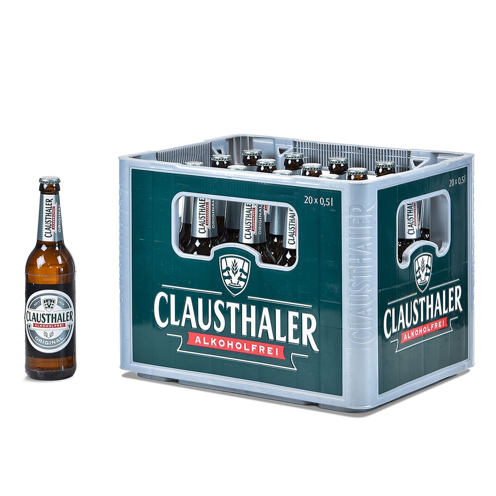 [100125/470] CLAUSTHALER ORIGINAL ALKOHOLFREI  20 x 0,5 LITER
