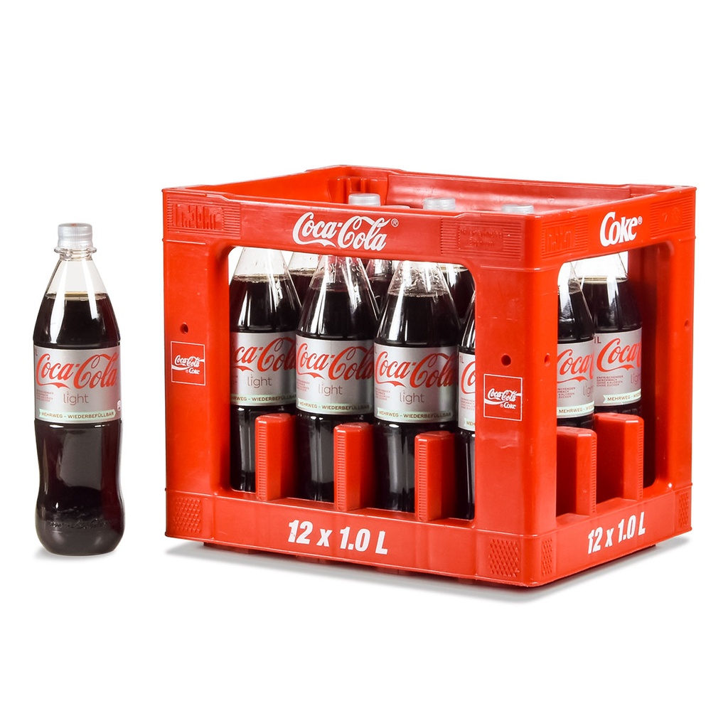 [100523/445] COCA COLA LIGHT  12 x 1,0 LITER PET