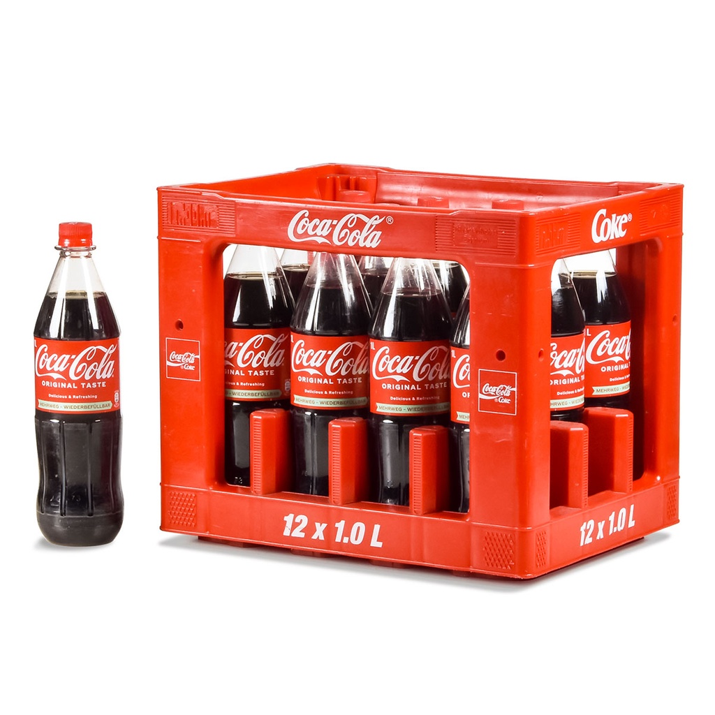 COCA COLA  12 x 1,0 LITER PET