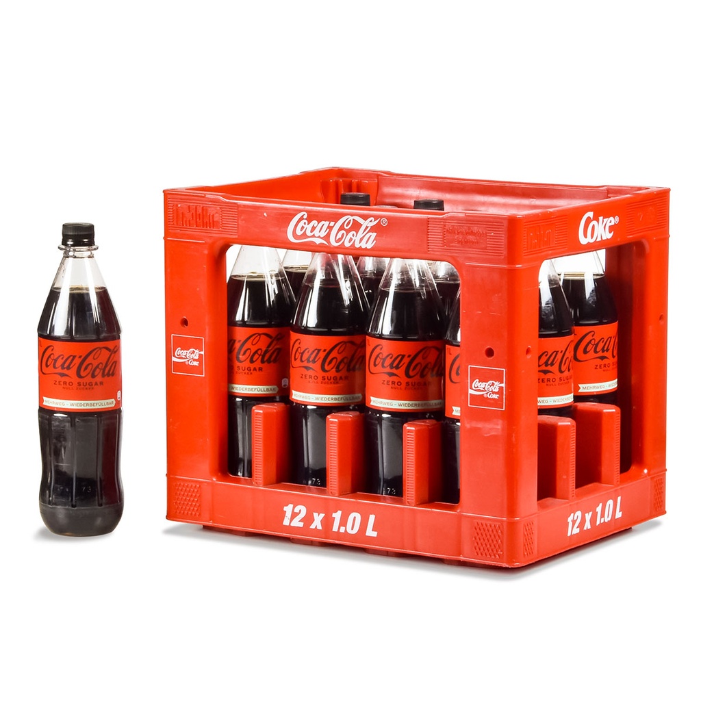 COCA COLA ZERO  12 x 1,0 LITER PET
