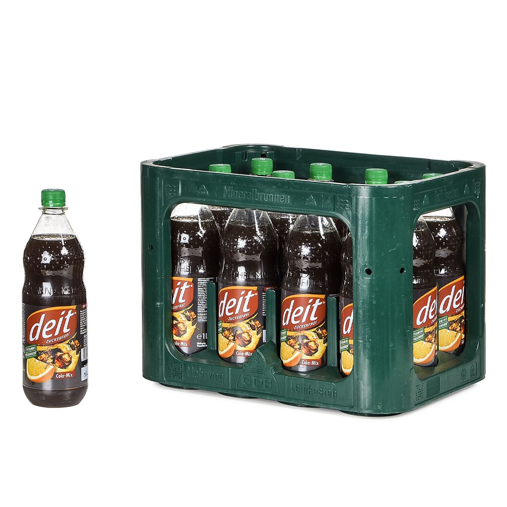 [100527/420] DEIT COLA-MIX PET  12 x 1,0 LITER