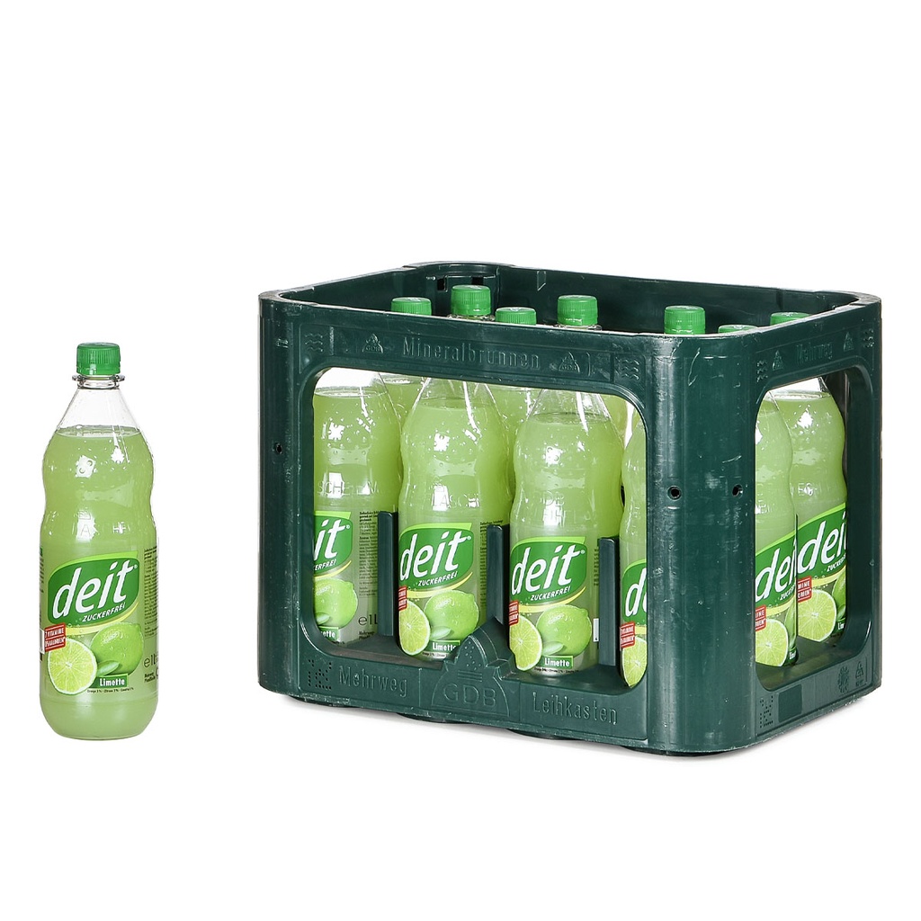 [100530/420] DEIT LIMETTE PET  12 x 1,0 LITER