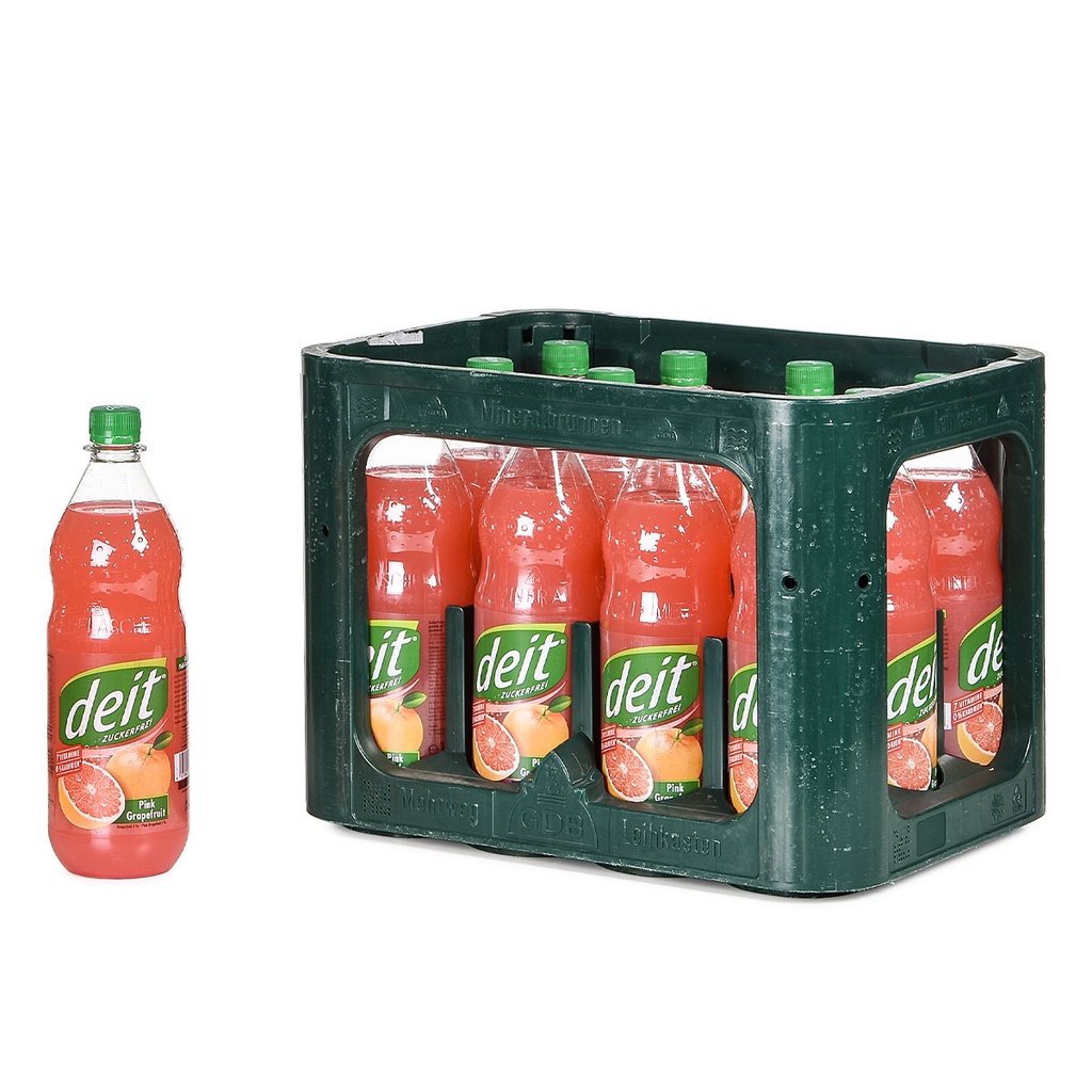 [100532/420] DEIT PINK GRAPEFRUIT PET  12 x 1,0 LITER