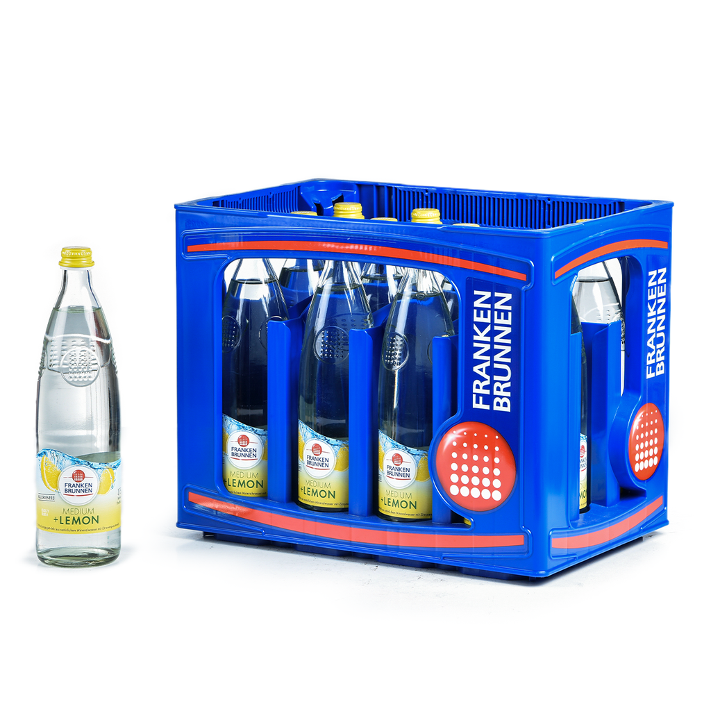 [300-F102] FRANKEN BRUNNEN MEDIUM + LEMON 12 x 0,75 LITER