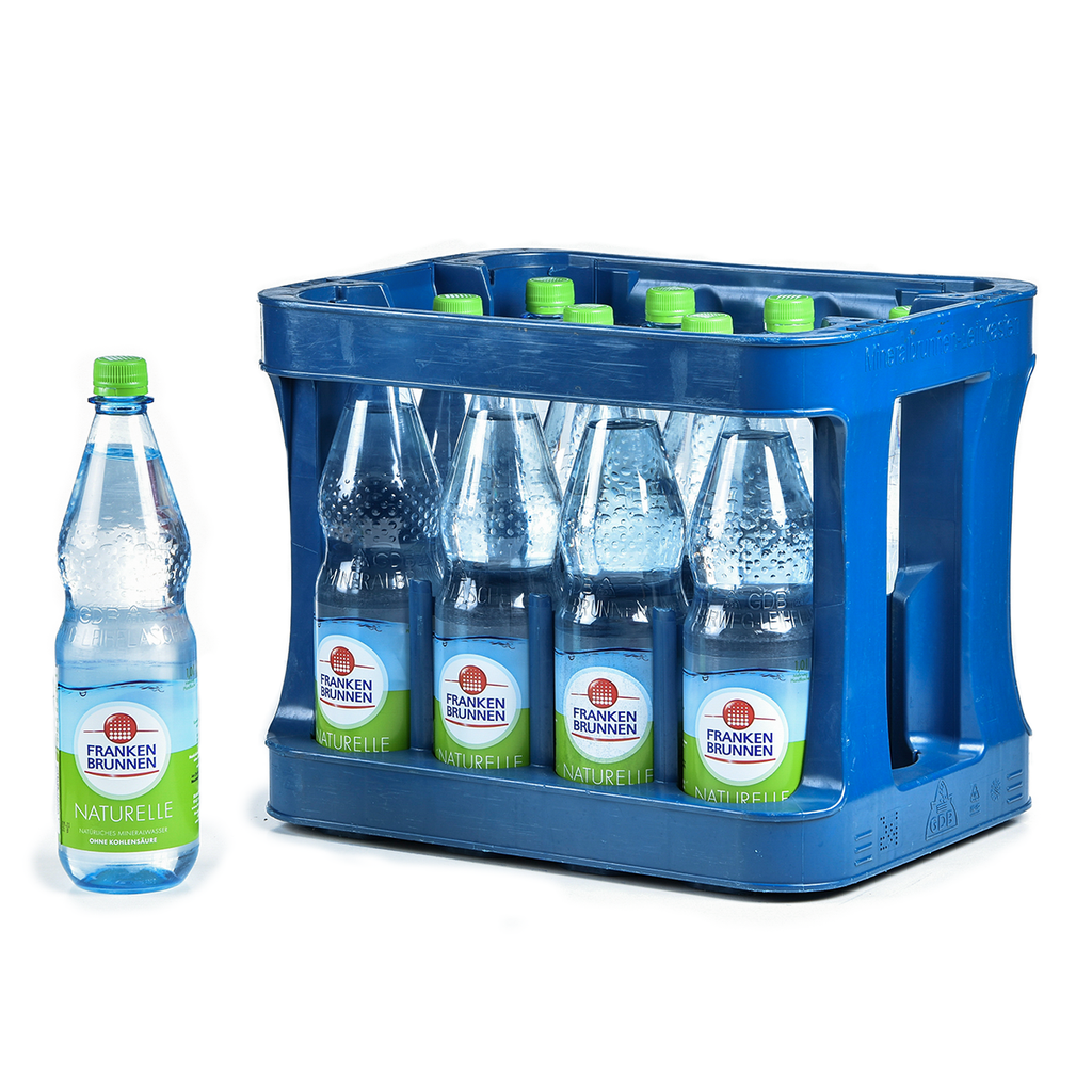 [200-F304] FRANKEN BRUNNEN NATURELL PET 12 x 1,0 LITER