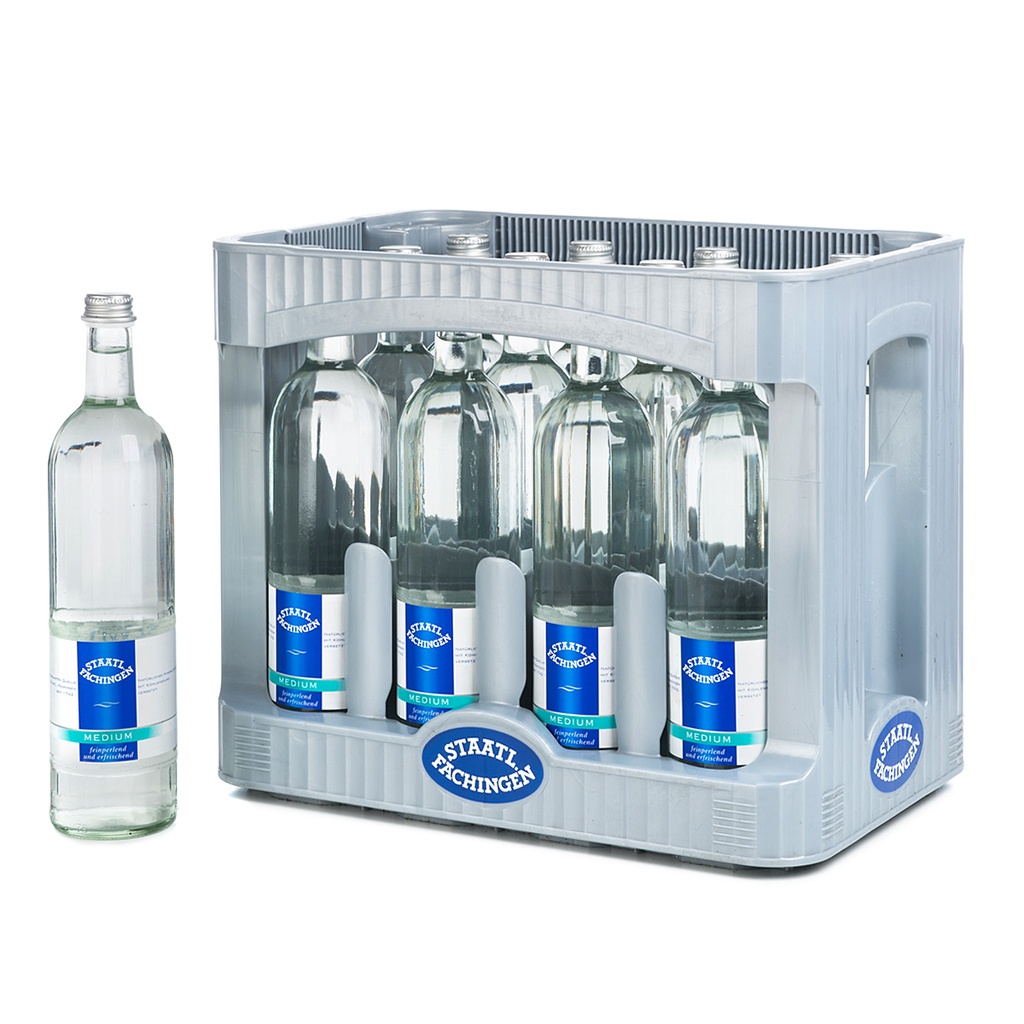 [101830/420] Fachninger Medium grau  12 x 0,75 Liter