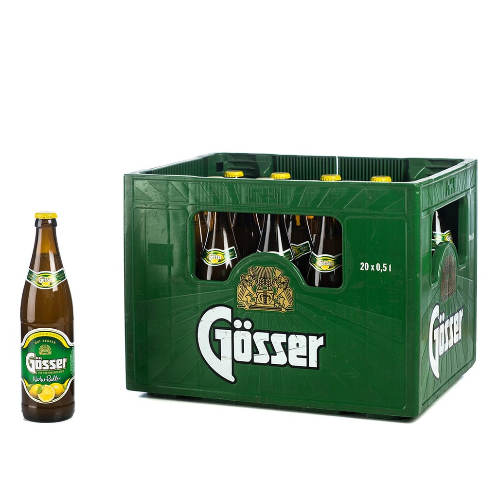 GÖSSER NATUR RADLER  20 x 0,5 LITER