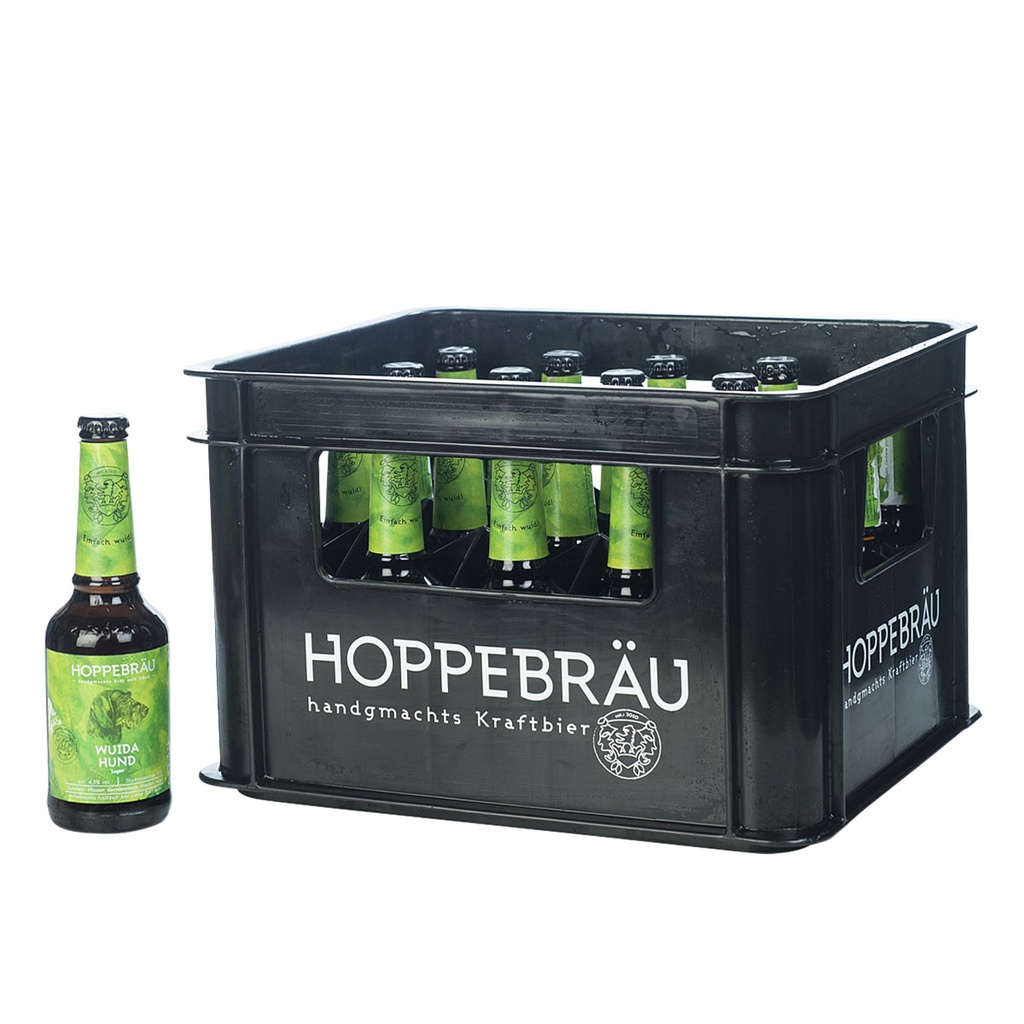 HOPPEBRÄU WUIDA HUND LAGER  20 x 0,33 LITER **