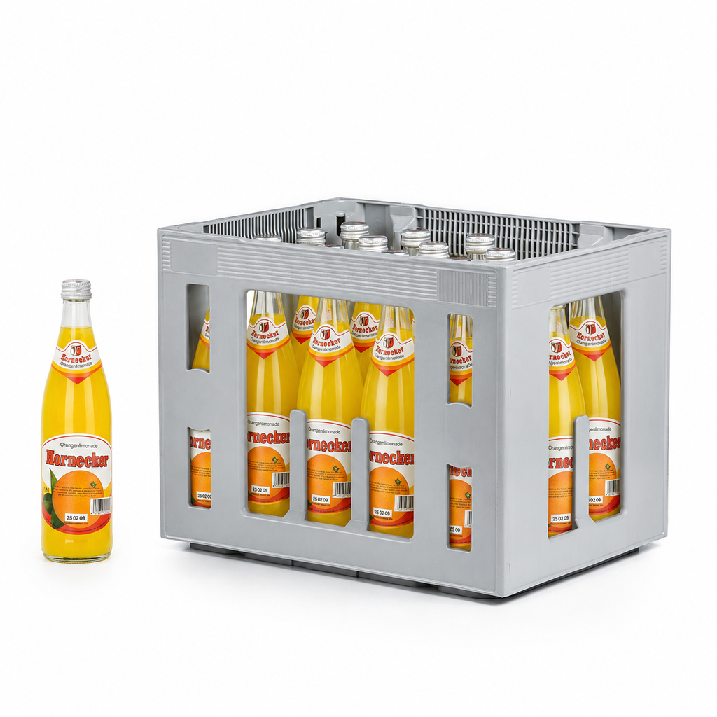 [101393/470] HORNECKER LIMO ORANGE  20 x 0,5 LITER