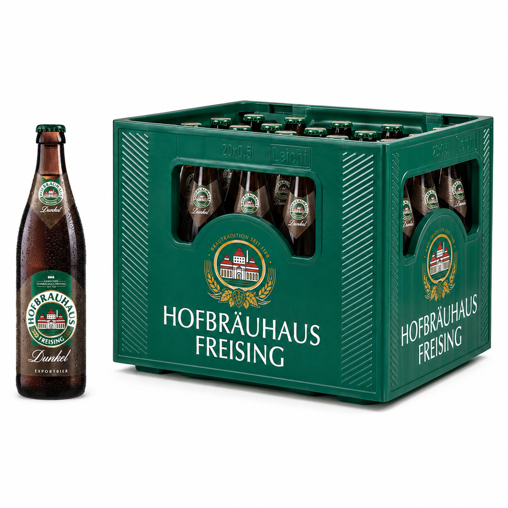 Hofbrauhaus Freising Dunkel Export  20 x 0,5 Liter