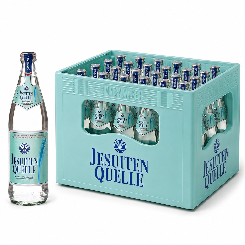 [100313/470] JESUITEN QUELLE SPRITZIG  20 x 0,5 LITER