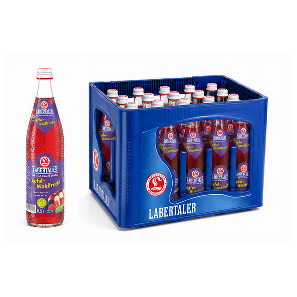 LABERTALER APFEL-WALDFRUCHTSCHORLE  20 x 0,5 LITER