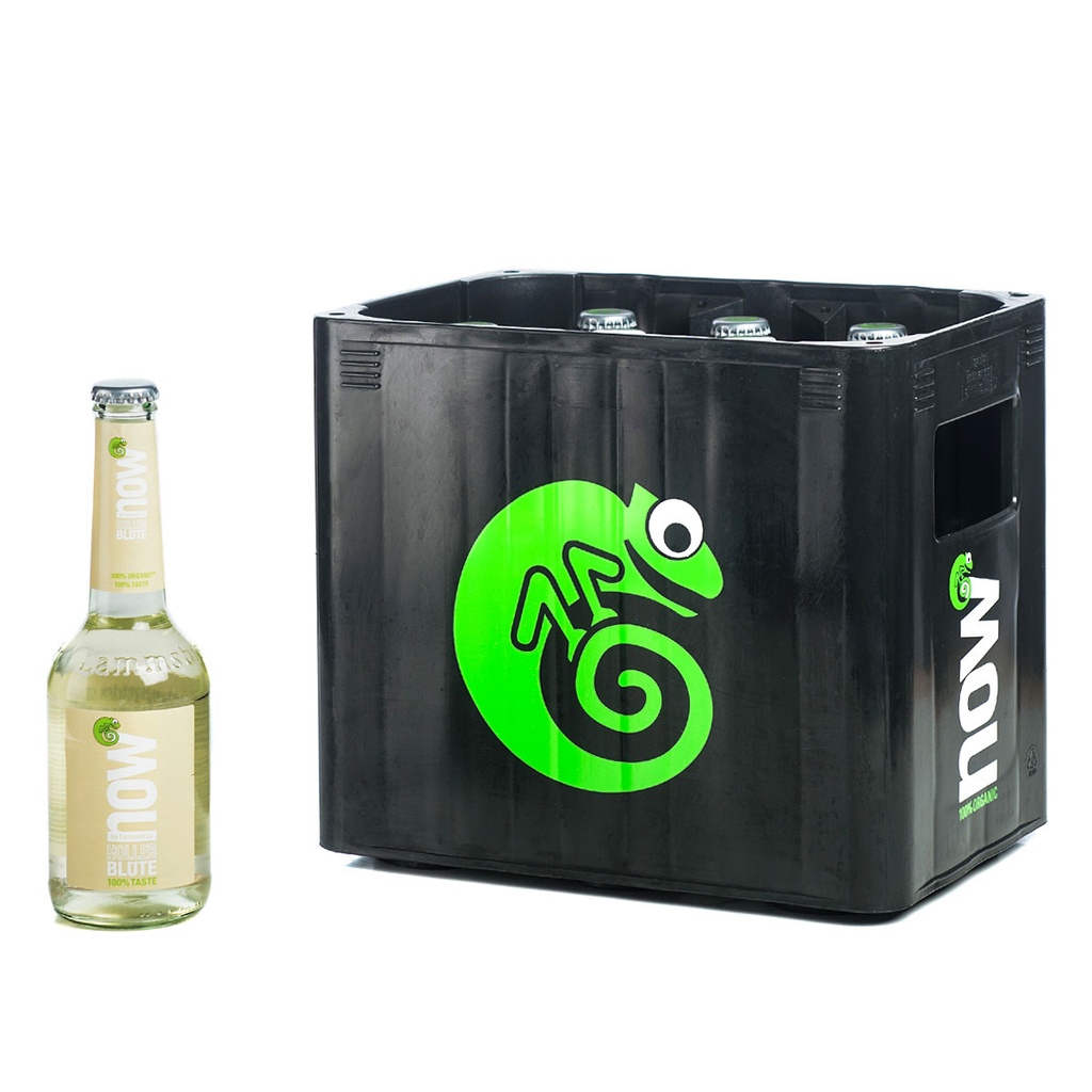 [100596/359] LAMMSBRÄU NOW HOLLERBLÜTE BIO  10 x 0,33 LITER