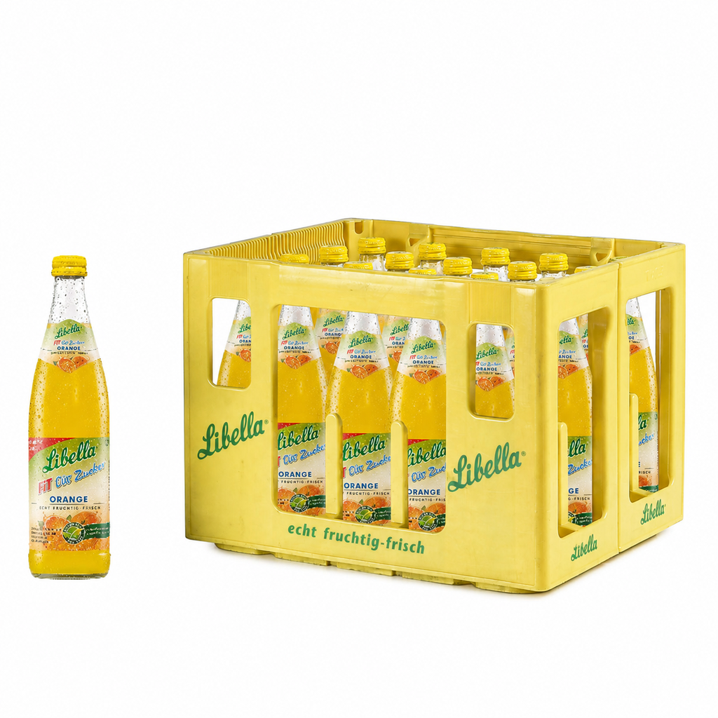 LIBELLA FIT LIMO ORANGE 0% ZUCKER  20 x 0,5 LITER