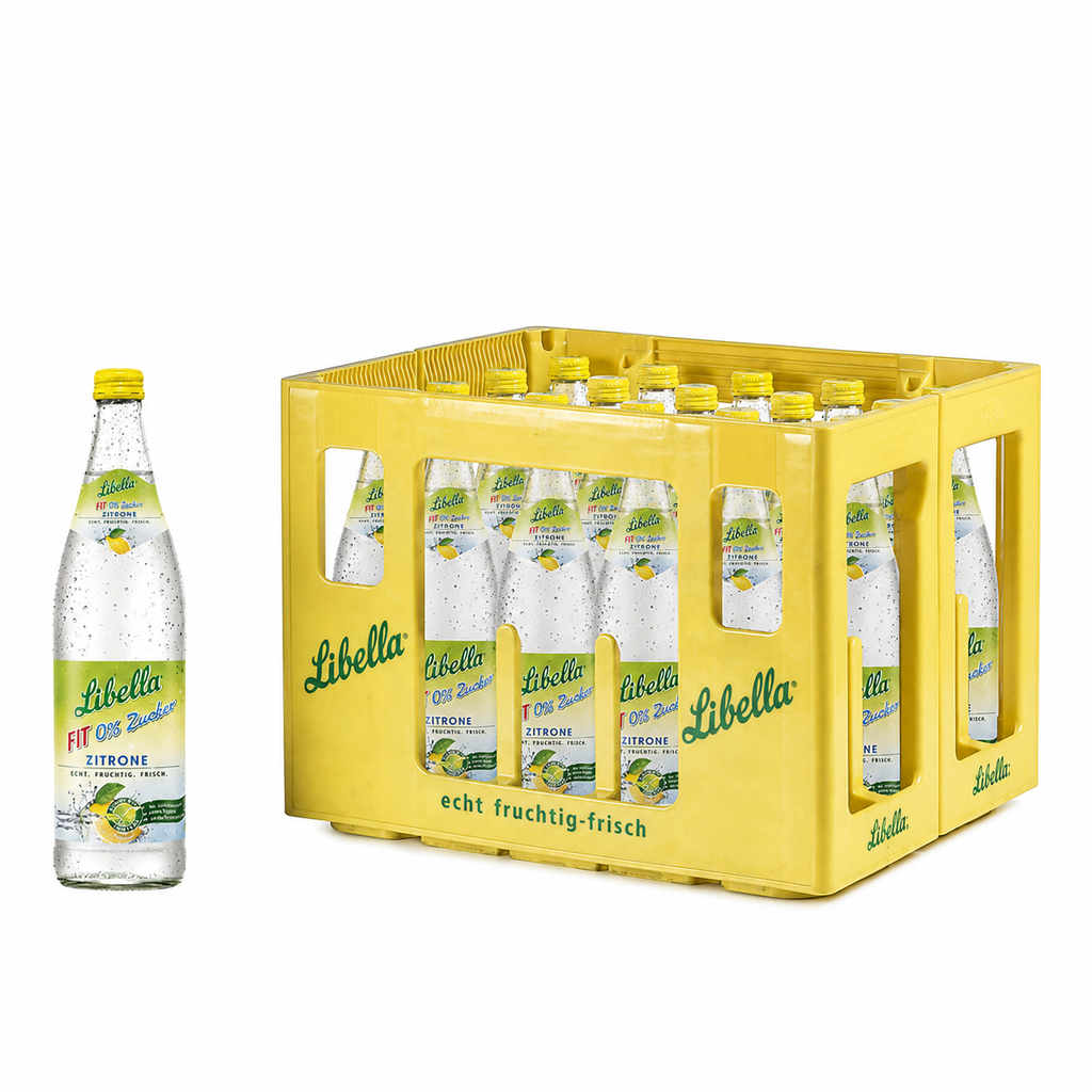LIBELLA FIT LIMO ZITRONE 0% ZUCKER  20 x 0,5 LITER