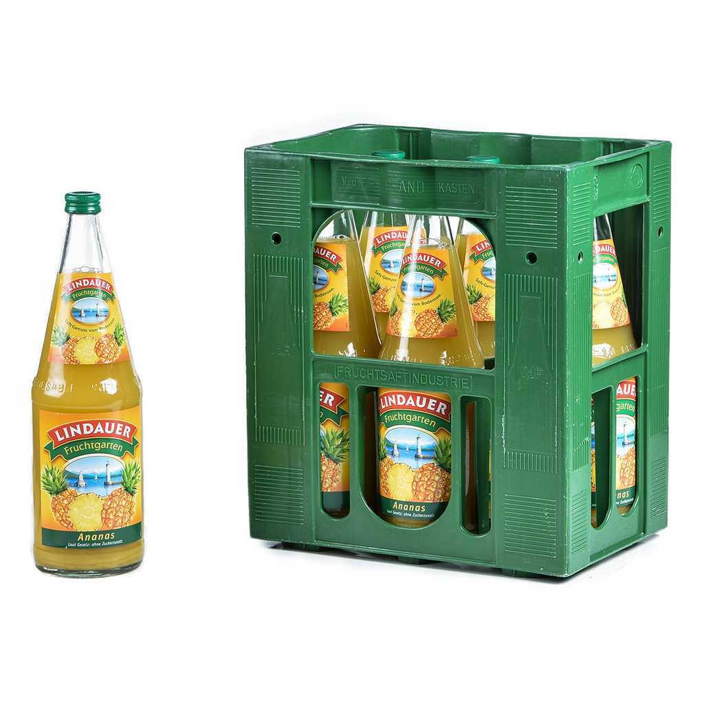 [100407/300] LINDAUER ANANAS 100%  6 x 1,0 LITER
