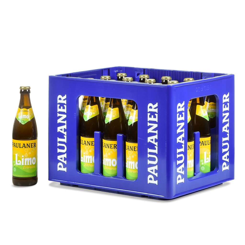 [102114/470] PAULANER LIMO ZITRONE  20 x 0,5 LITER