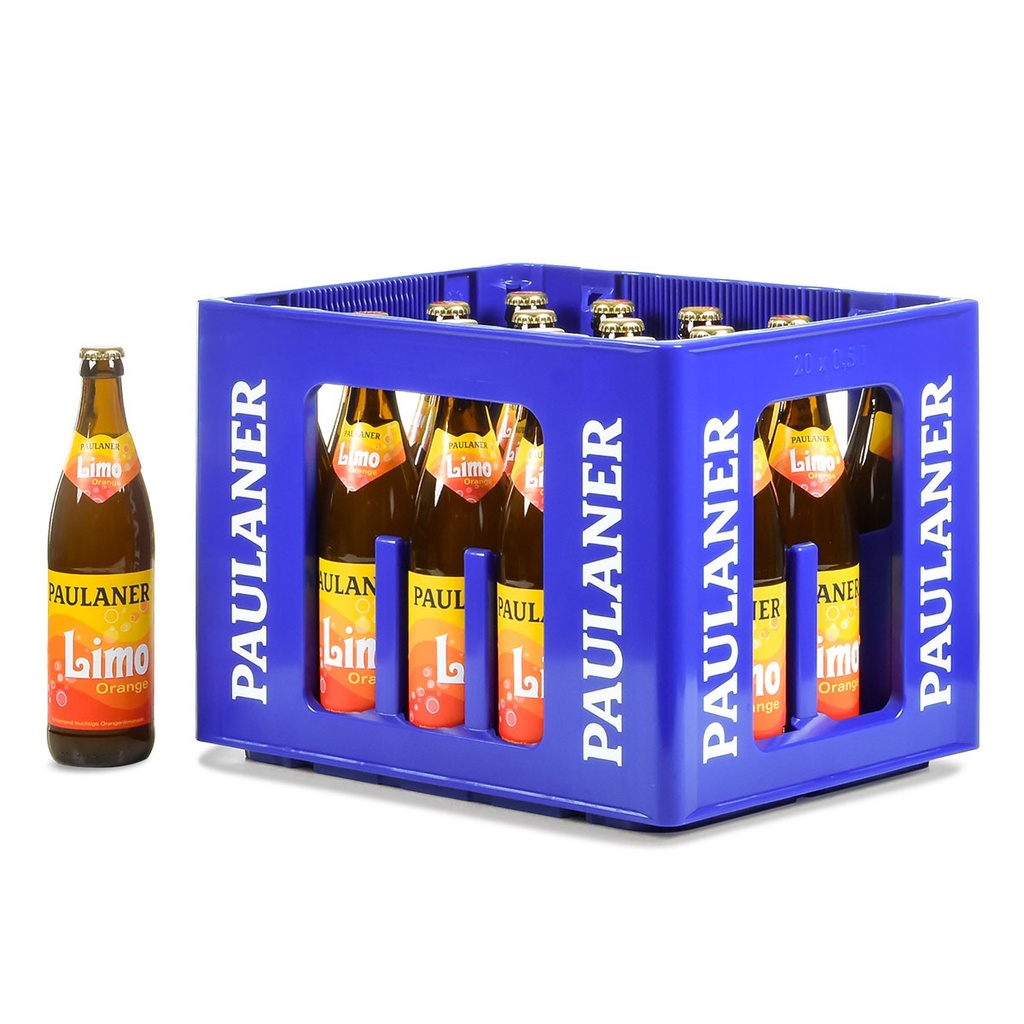 [101921/470] PAULANER LIMO ORANGE  20 x 0,5 LITER