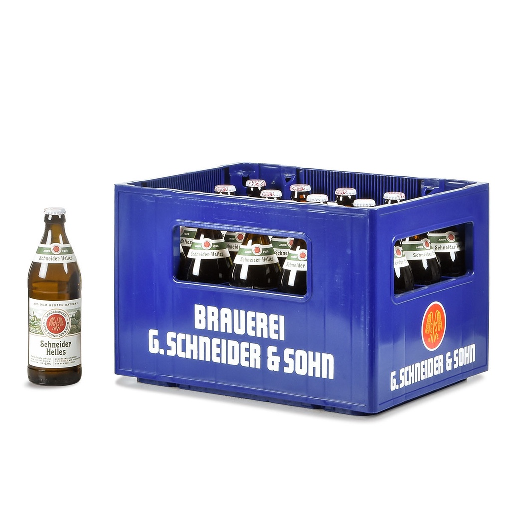 [101331/470] SCHNEIDER HELL  20 x 0,5 LITER