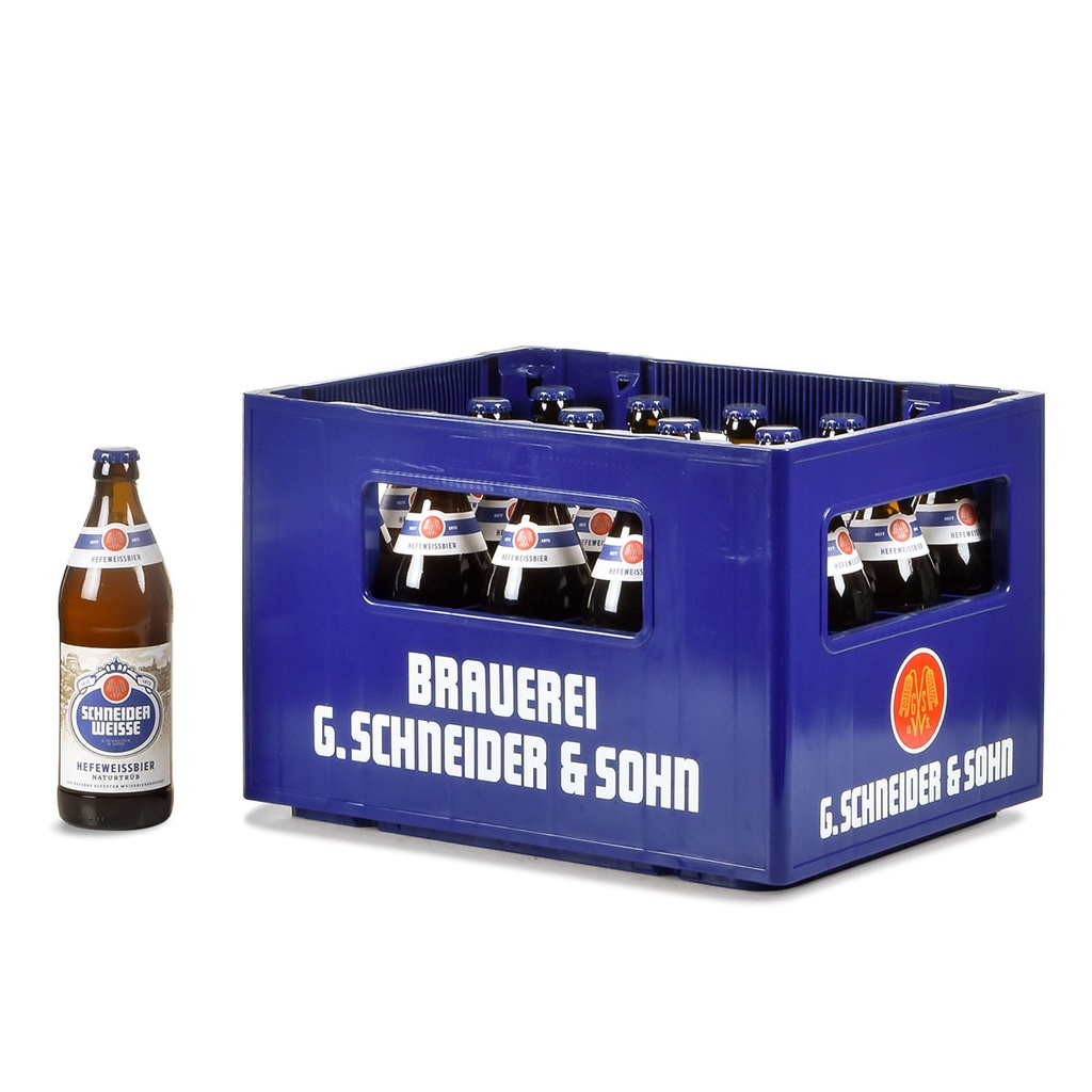SCHNEIDER WEISSE HELL TAP 1 NATURTRÜB  20 x 0,5 LITER
