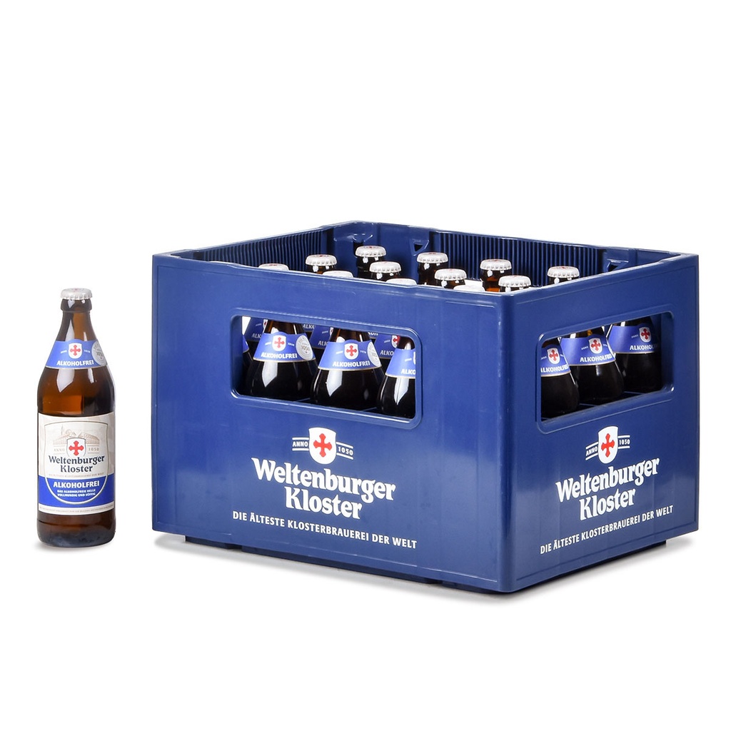 WELTENBURGER KLOSTER HELL ALKOHOLFREI  20 x 0,5 LITER