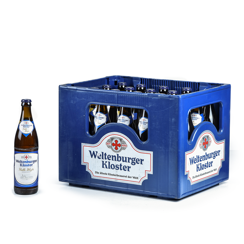 [100281/470] WELTENBURGER KLOSTER WEIßBIER HELL  20 x 0,5 LITER