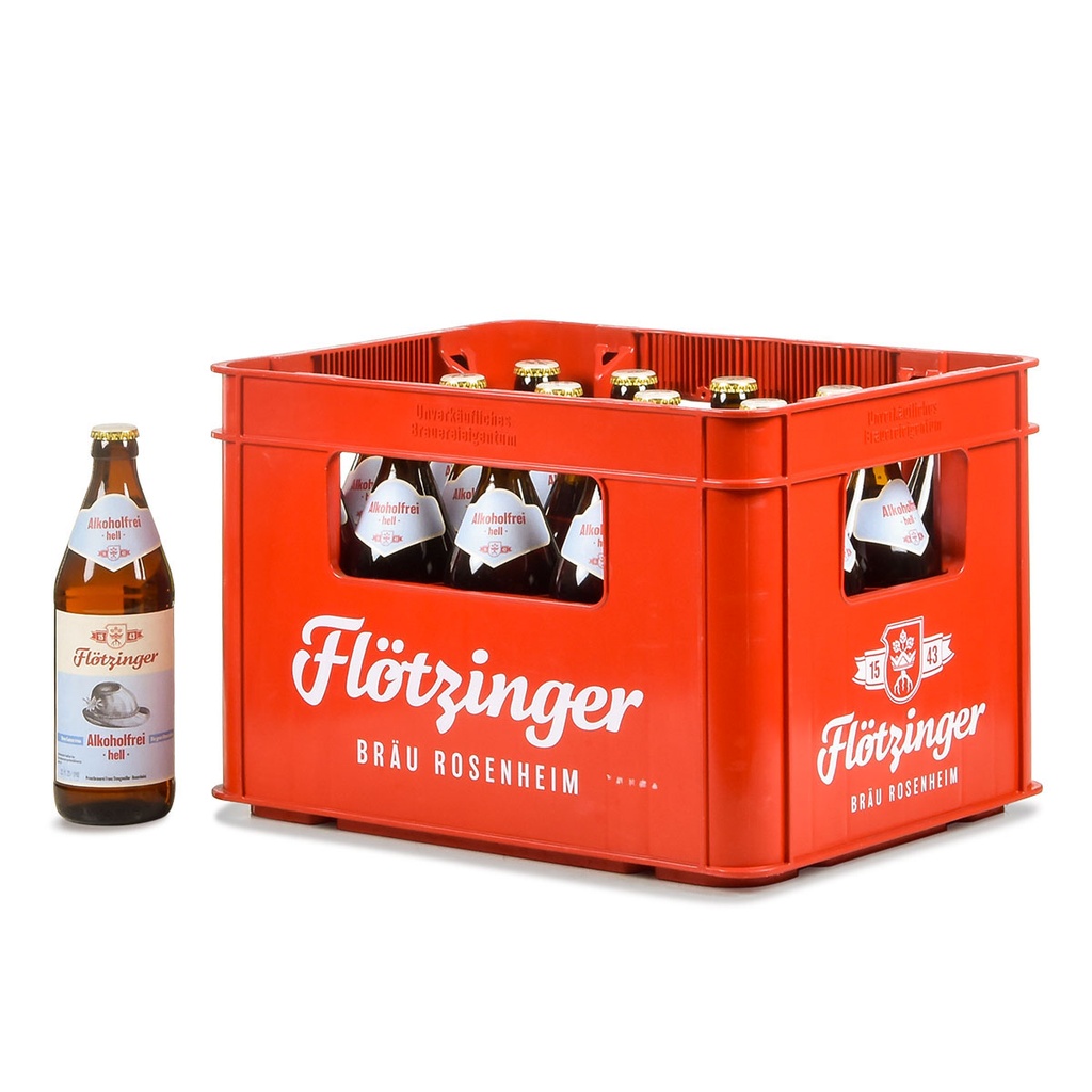 FLÖTZINGER BRÄU HELL ALKOHOLFREI  20 x 0,5 LITER