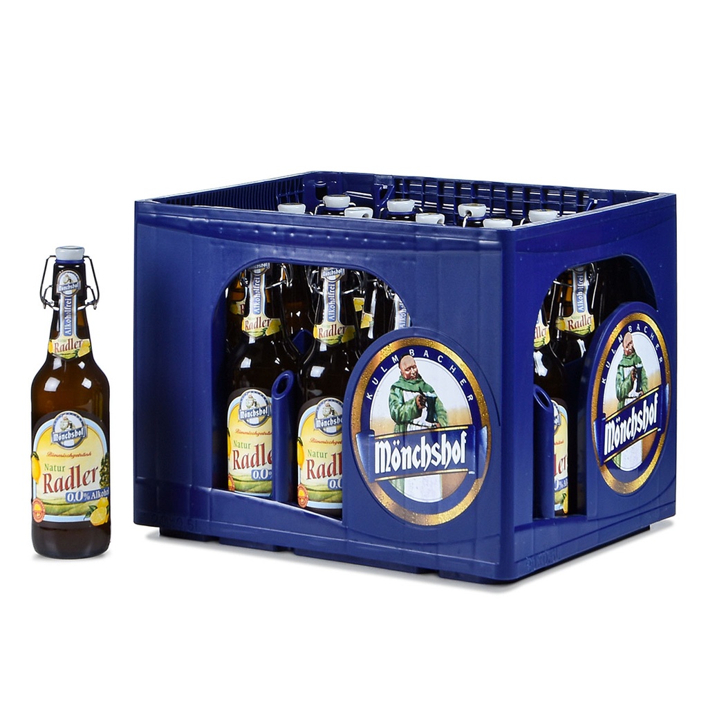 MÖNCHSHOF NATUR RADLER ALKOHOLFREI 0,0%  20 x 0,5 LITER