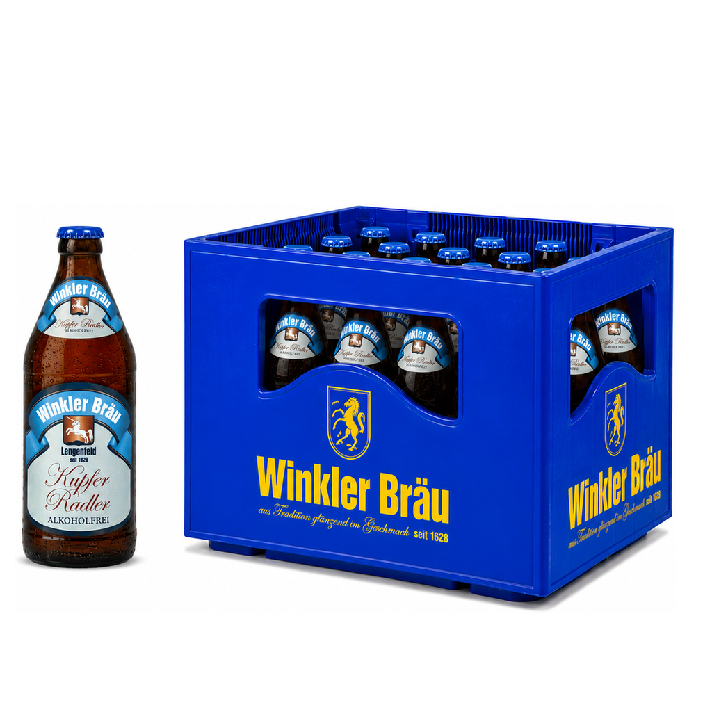 WINKLER KUPFER RADLER ALKOHOLFREI  20 x 0,5 LITER