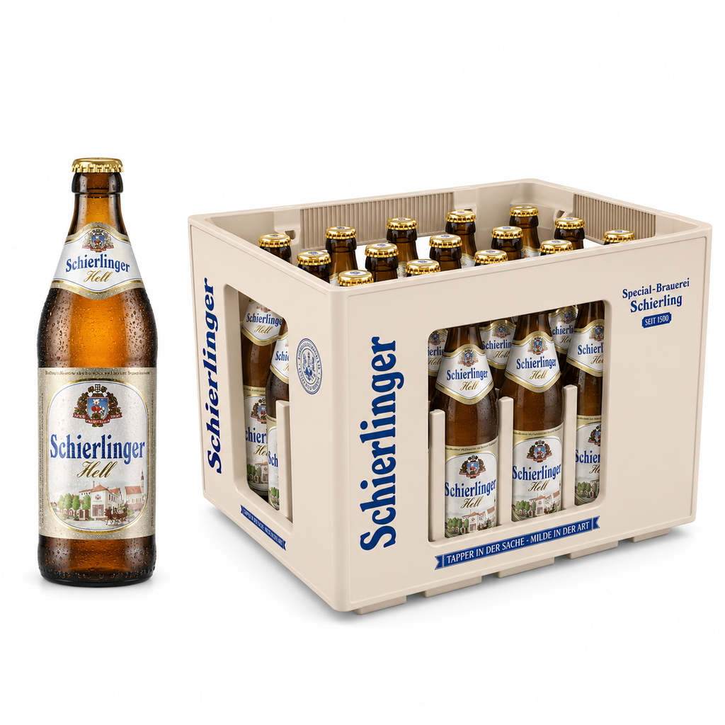 [100254/470] SCHIERLINGER HELL 20 x 0,5 LITER