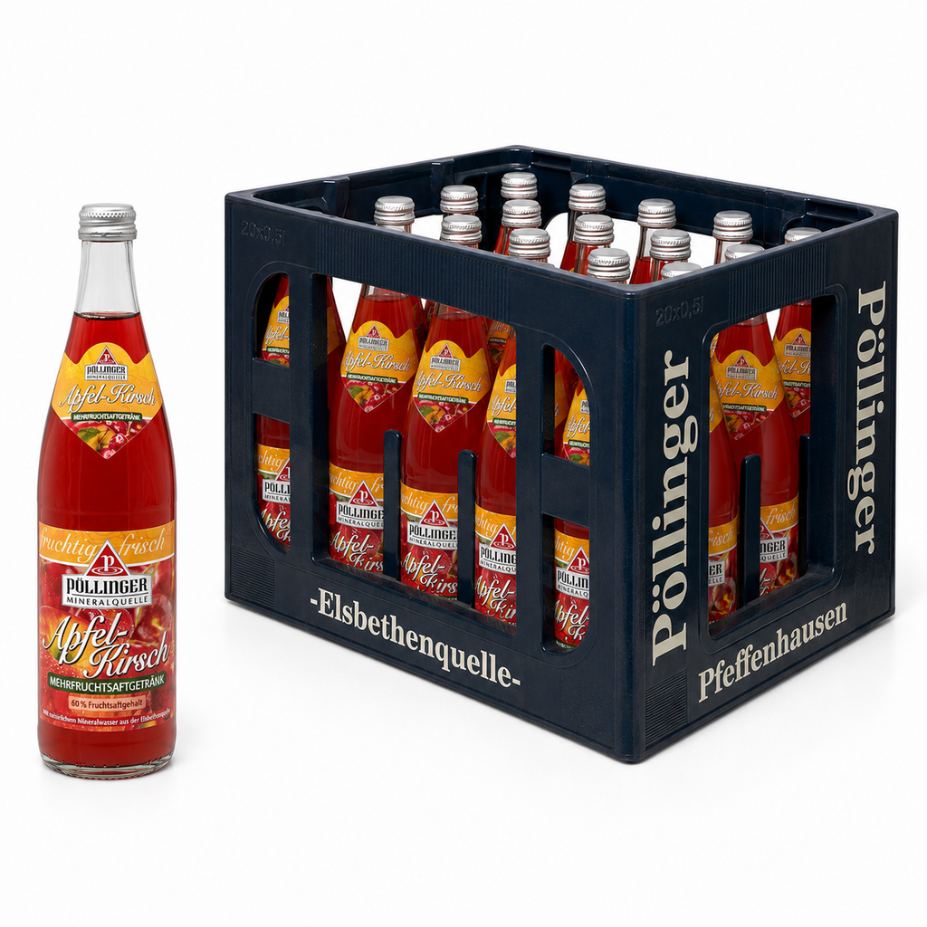 [400-P124] PÖLLINGER APFEL KIRSCH NEKTAR 65%  20 x 0,5 LITER