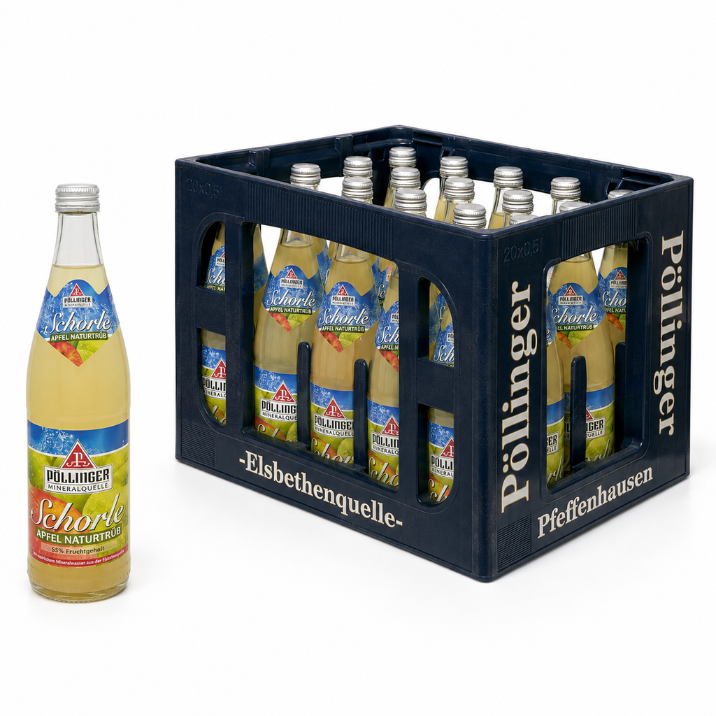 [300-P112] PÖLLINGER APFELSCHORLE NATURTRÜB  20 x 0,5 LITER