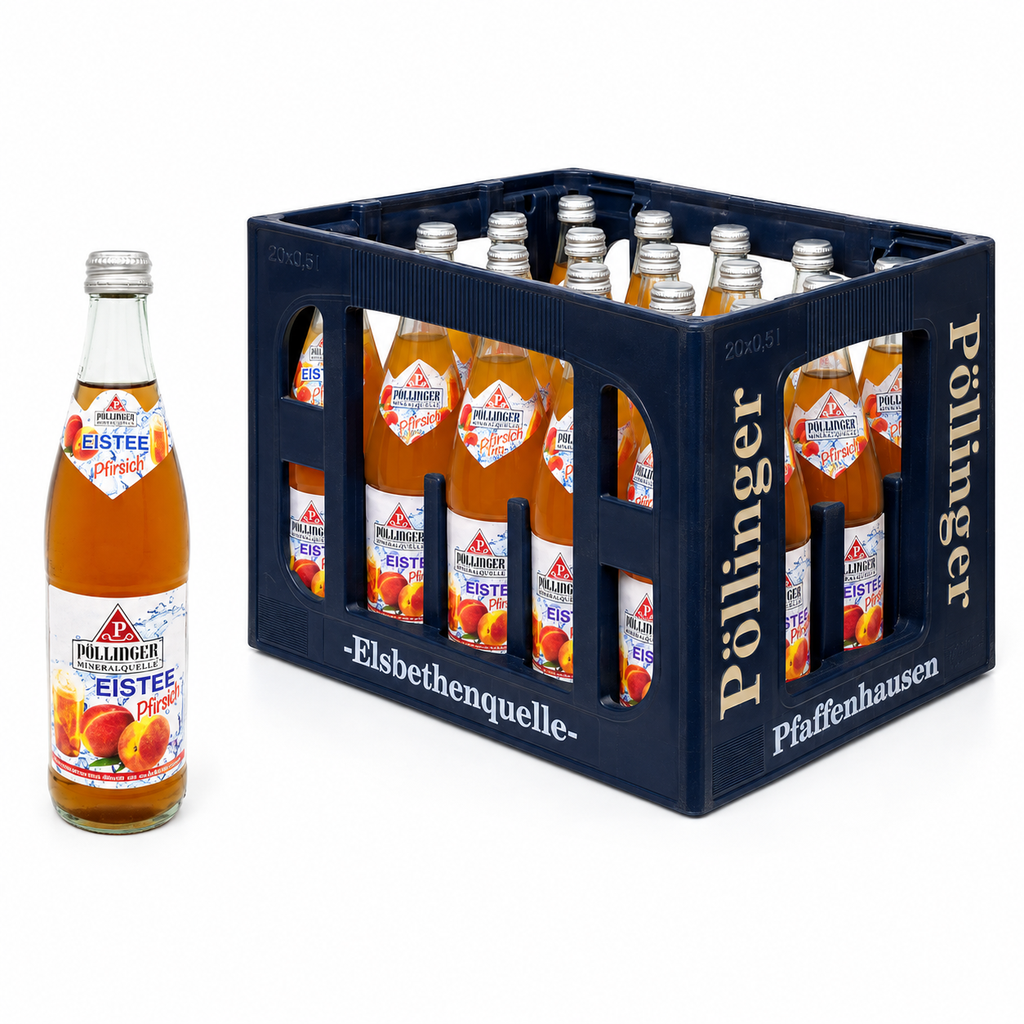 [500-P135] PÖLLINGER EISTEE PFIRSICH  20 x 0,5 LITER