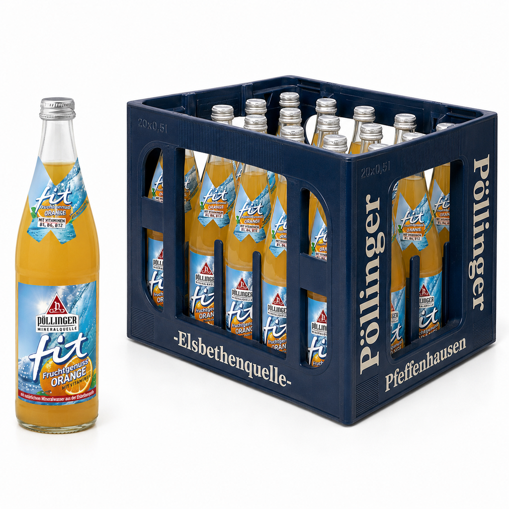 PÖLLINGER LIMO FIT ORANGE DIÄT  20 x 0,5 LITER