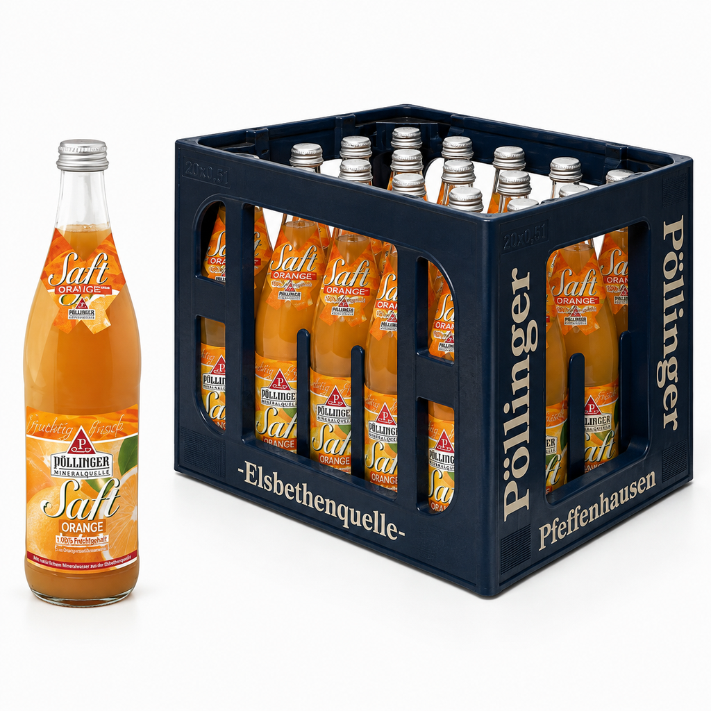 [400-P115] PÖLLINGER ORANGENSAFT 100%  20 x 0,5 LITER
