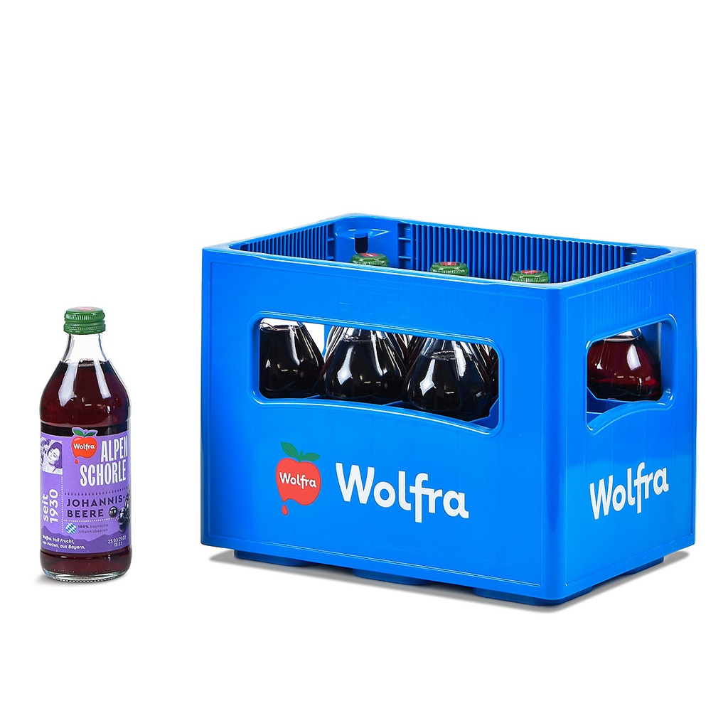 [100480/800] WOLFRA ALPENSCHORLE JOHANNISBEER  11 x 0,33 LITER