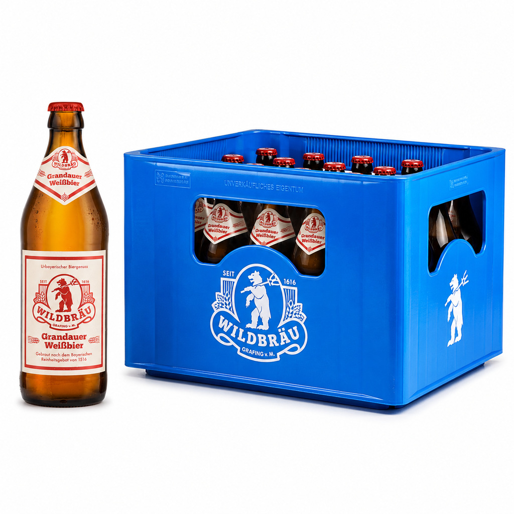 WILDBRÄU WEIßBIER  20 x 0,5 LITER