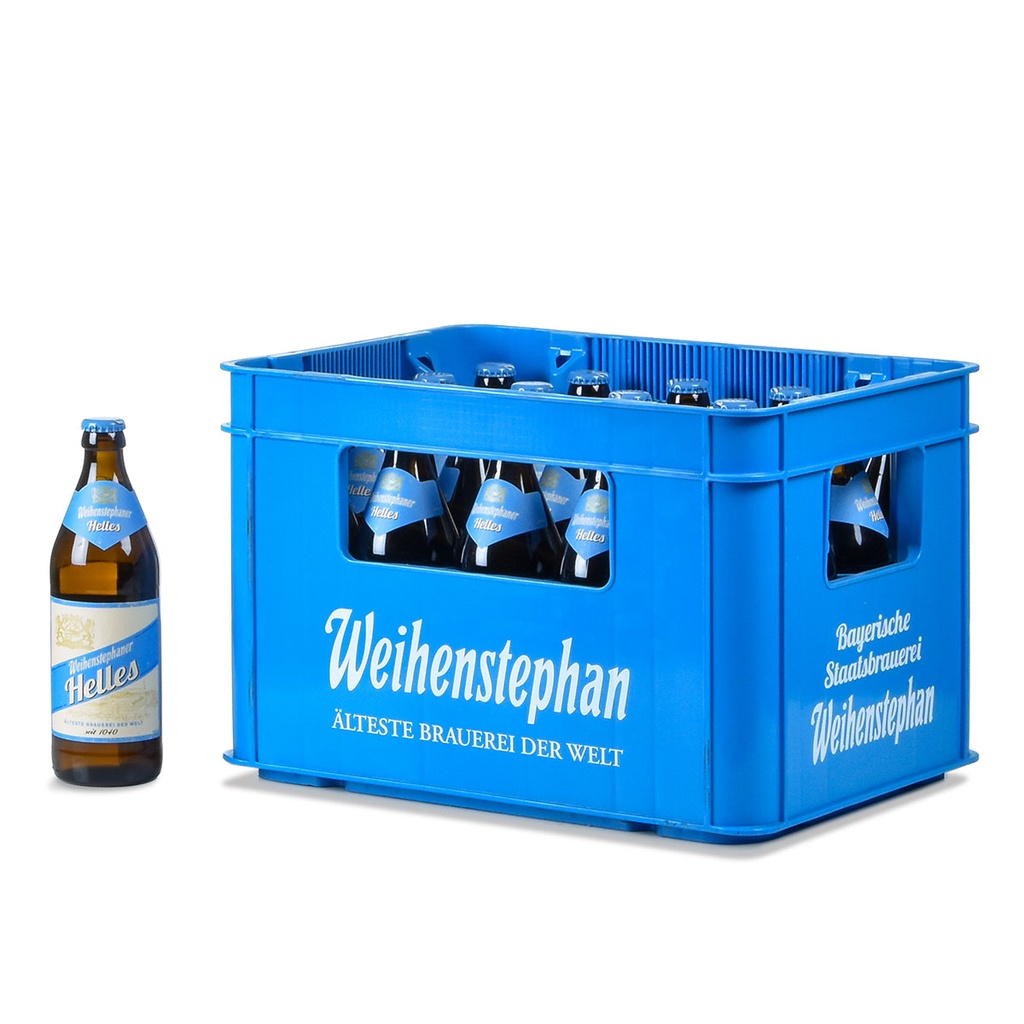 [100-W405] WEIHENSTEPHAN ERUO HELL  20 x 0,5 LITER