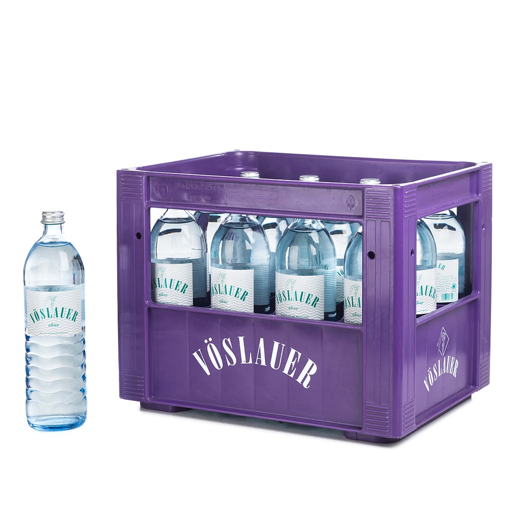 [100357/420] VÖSLAUER OHNE KOHLENSÄURE  12 x 0,75 LITER